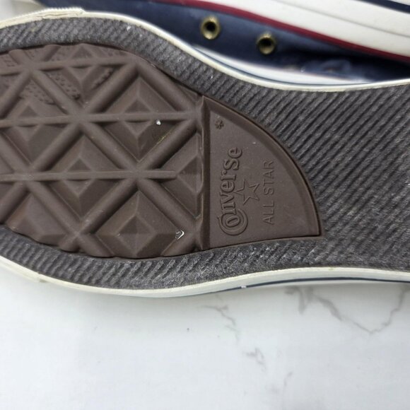 Converse Chuck Taylor Shoreline Shoes Womens Size 6 Navy Tan Slip On Sneakers - Picture 10 of 11